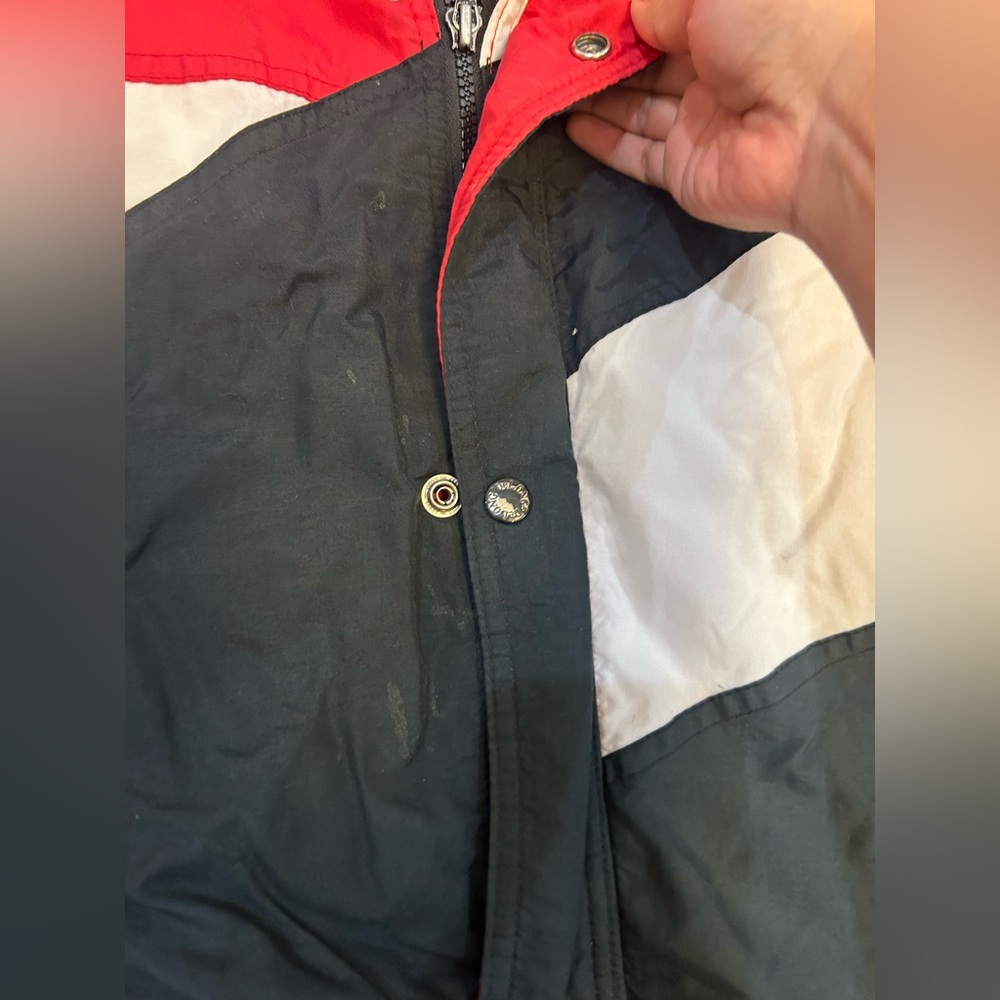 Vintage 1990s Chicago Bulls NBA Pro Player small Puffer Jacket - Picture 7 of 9